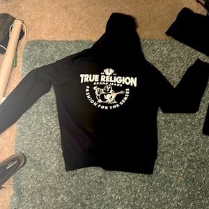 True Religion Zip Up Hoodie. Retail is 119.00. Barely worn. Like new